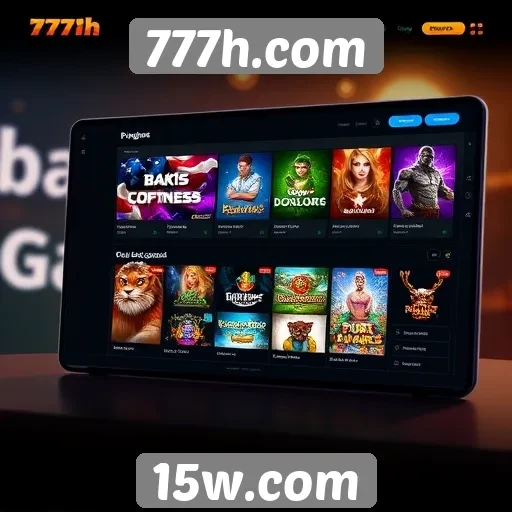 Interface do usuário do 777h.com e sua navegabilidade